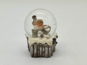 Snow globe bird